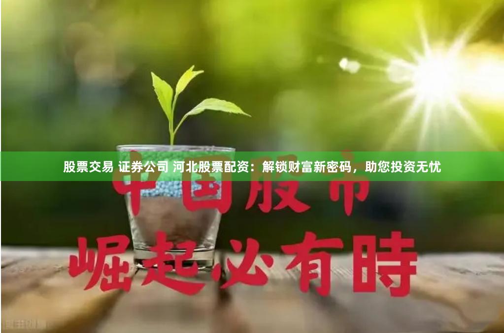 股票交易 证券公司 河北股票配资：解锁财富新密码，助您投资无忧